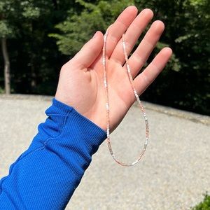 Baby Pink 🌸 Handmade Seed Bead Choker Necklace
